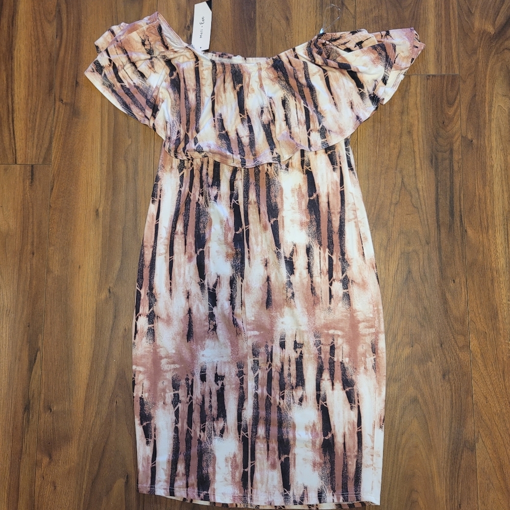 Tie Dye Midi Dress - Picture 2 of 3